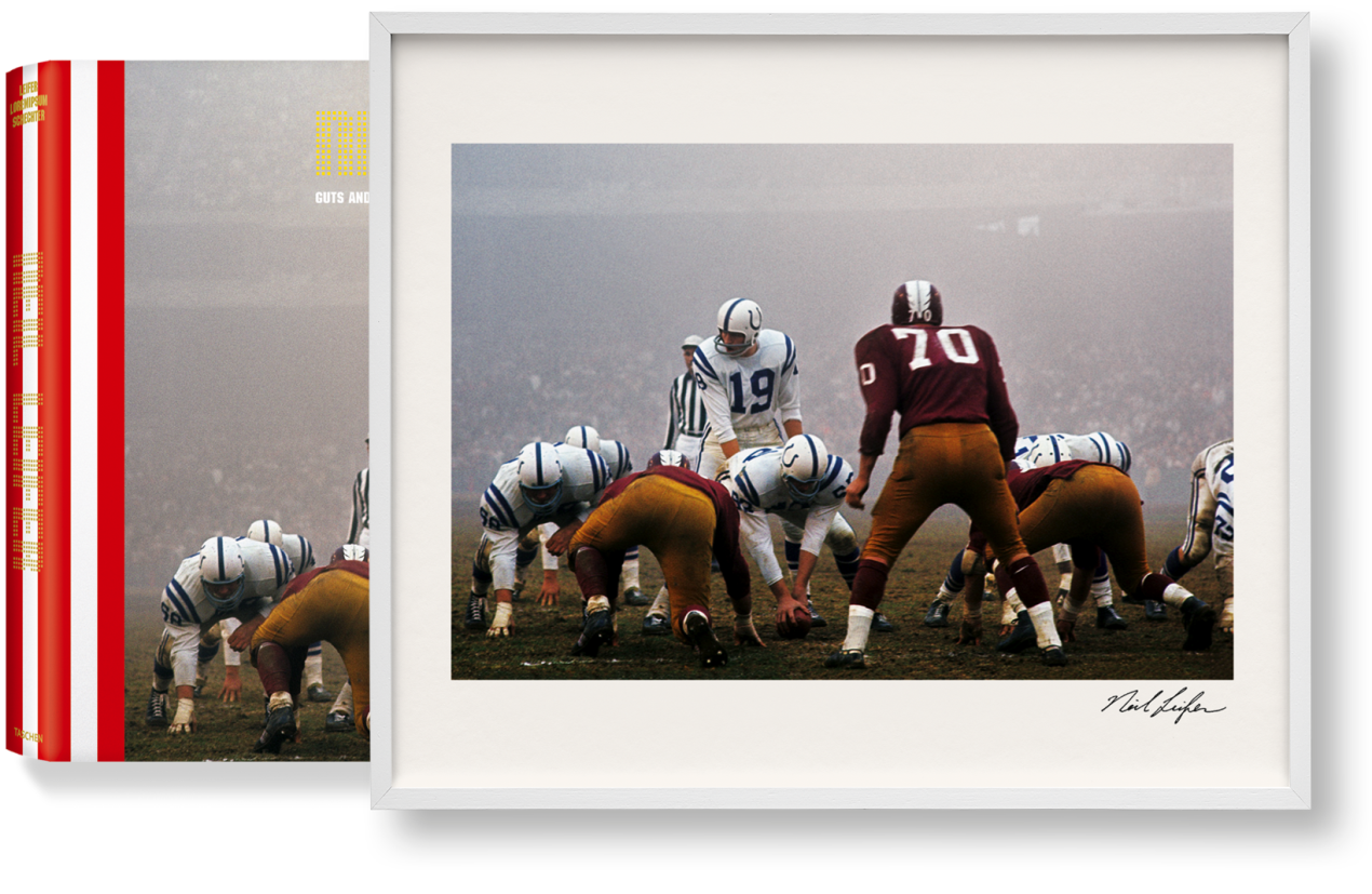 Neil Leifer. Guts & Glory. Art Edition No. 1–100 ‘Johnny Unitas’ - Imagen 1 de 14
