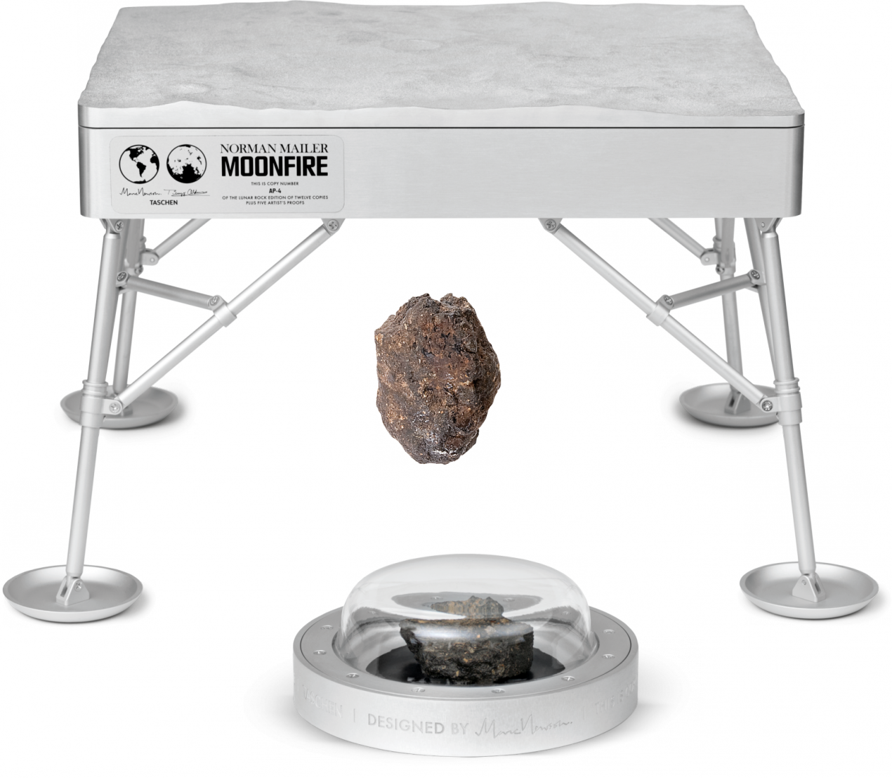 Norman Mailer, Marc Newson. MoonFire, Lunar Rock Edition No. 1,967 ‘NWA 5153’ - Bild 1 von 26