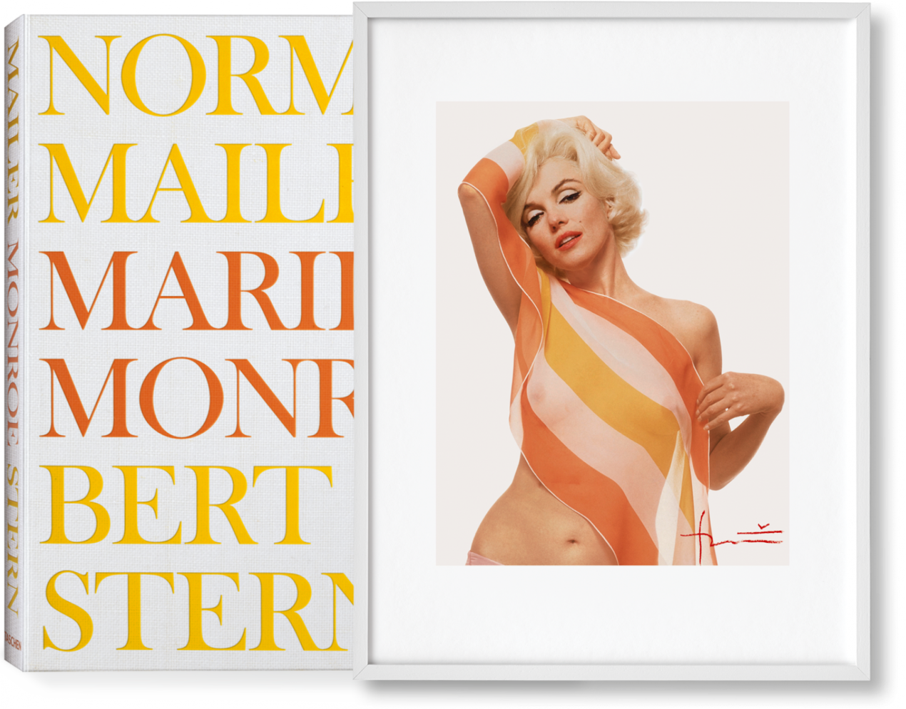 Norman Mailer/Bert Stern. Marilyn Monroe, Art Edition No. 1–125 ‘Scarf’ - Imagen 1 de 12
