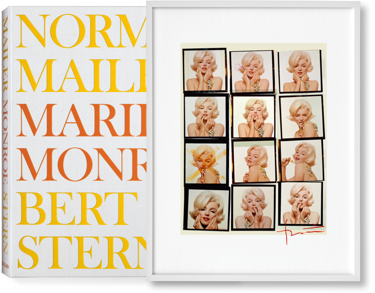 Norman Mailer/Bert Stern. Marilyn Monroe, Art Edition No. 126–250 ‘Contacts’ - Image 1 of 12