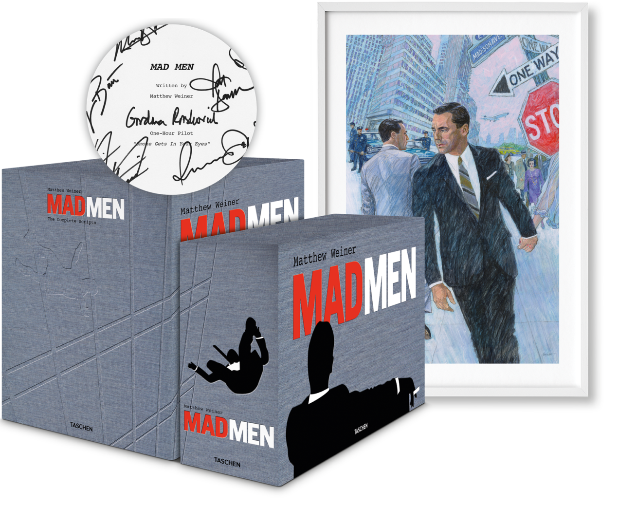 Matthew Weiner. Mad Men, Art Edition No. 501–512 (Signed Pilot Script Edition) - Immagine 1 di 24