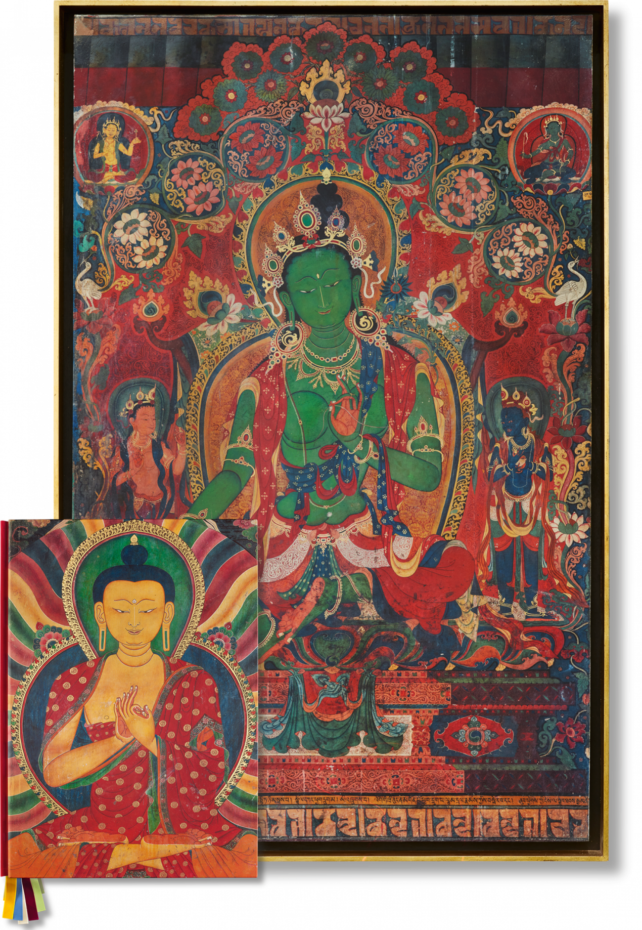 Thomas Laird. Murals of Tibet. Art Edition No. 41–80 ‘Green Tara, Gyantse Kumbum (ca. 1420)’ - Immagine 1 di 30