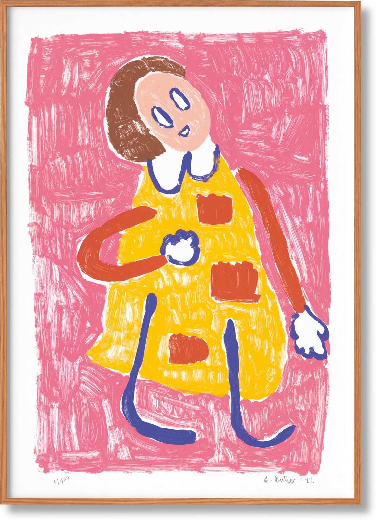 André Butzer, Screenprint, Untitled 1, 2022 - Bild 1 von 2