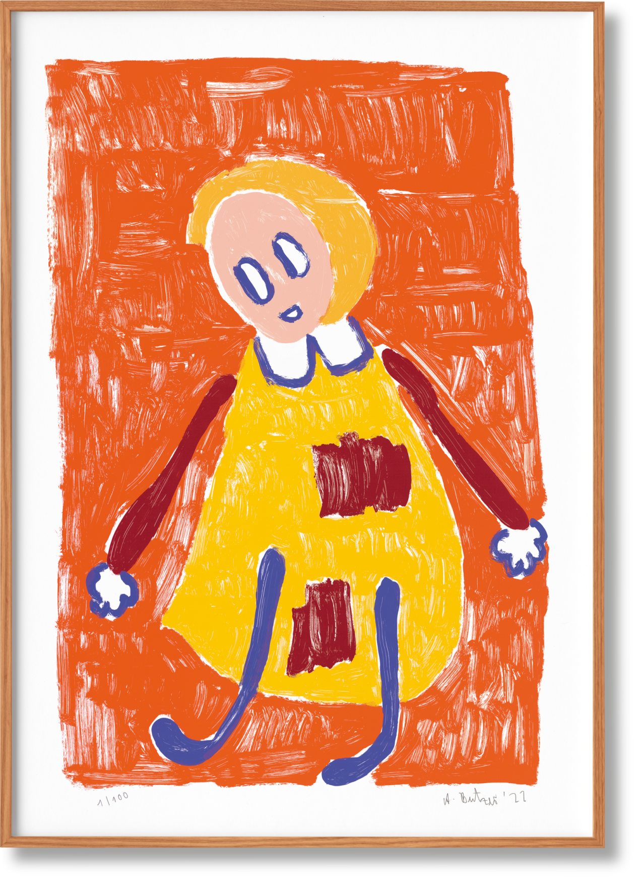 André Butzer, Screenprint, Untitled 4, 2022 - Image 1 de 2