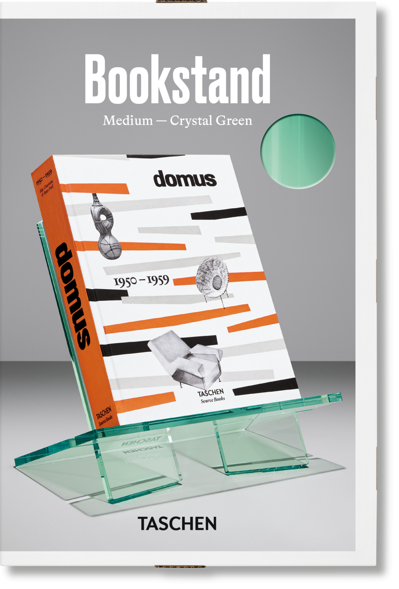 Bookstand. Medium. Crystal Green - Immagine 1 di 3