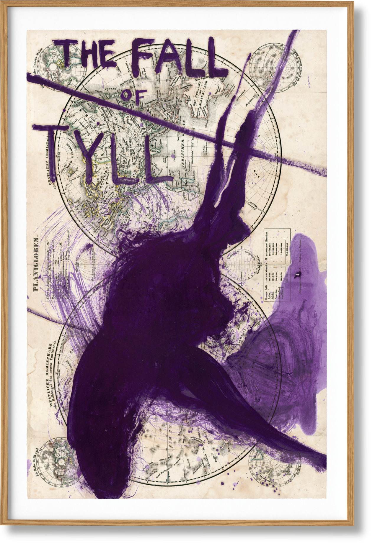 Julian Schnabel. Print ‘The Fall of Tyll’ - Image 1 de 2
