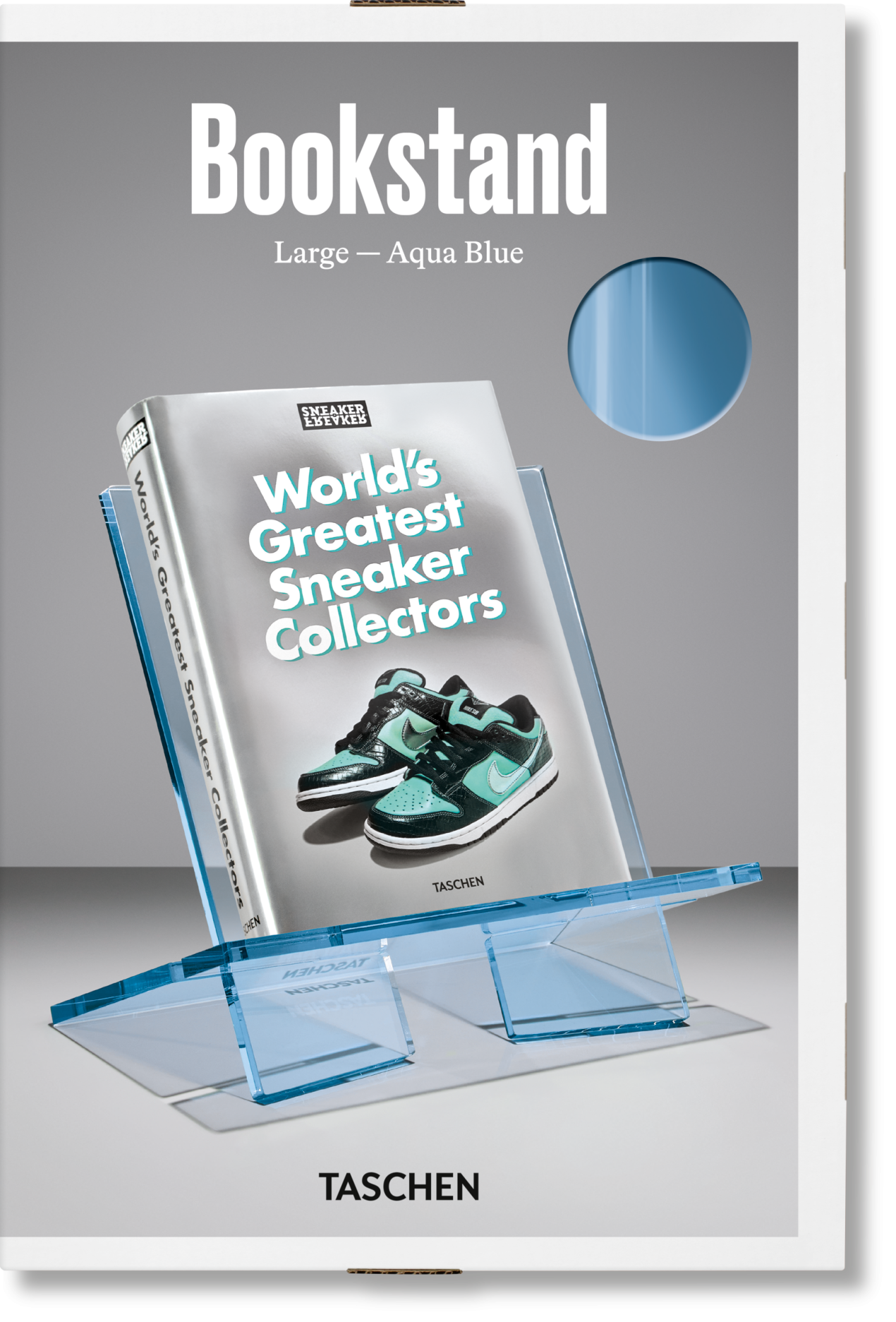 Bookstand. Large. Aqua Blue - Image 1 of 3