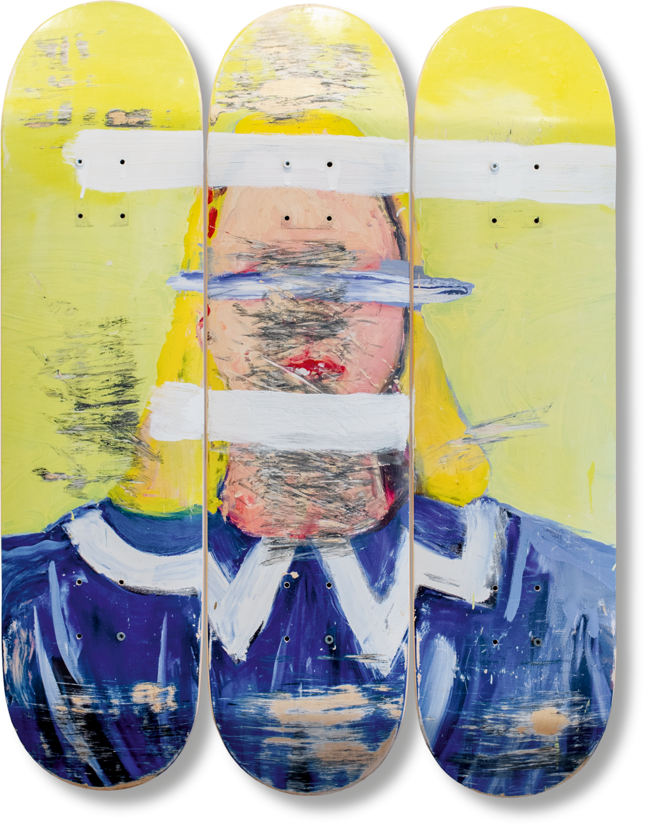 Julian Schnabel. Art Edition No. 1–75 ‘Blind Girl (Lemon Yellow)’, 2023 - Image 1 de 24