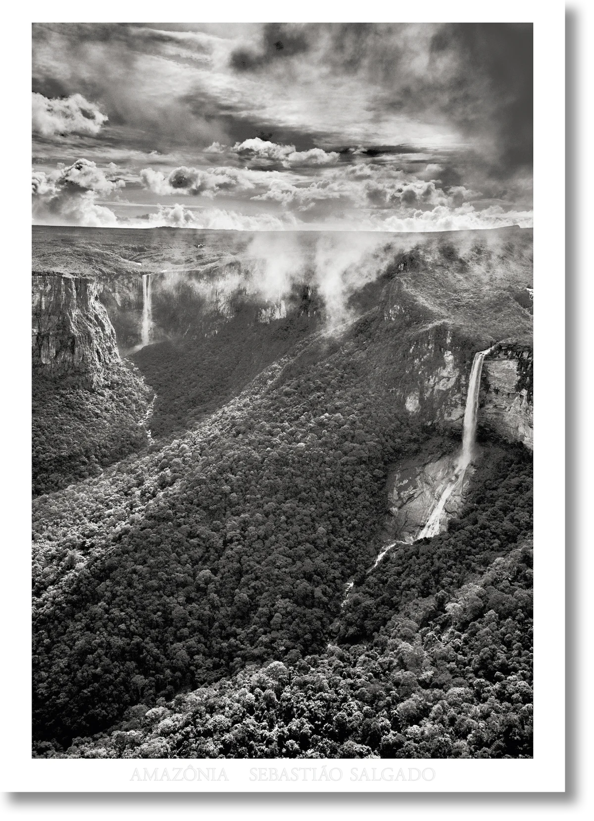 Sebastião Salgado. Amazônia. Poster ‘Waterfalls’