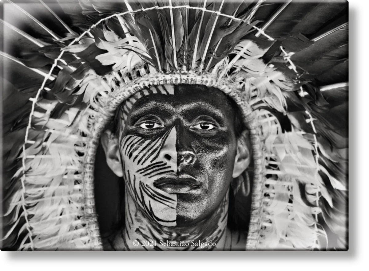 Sebastião Salgado. Amazônia. Poster ‘Yawanawa Man’