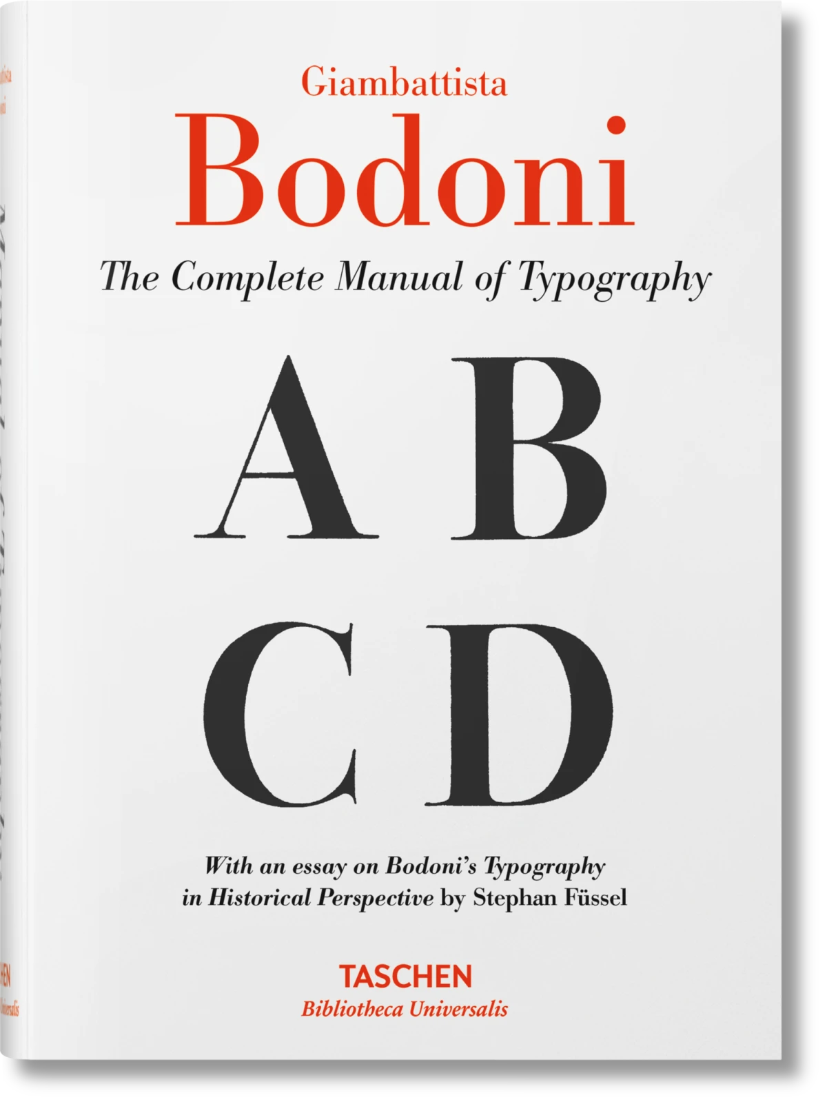 Giambattista Bodoni. Manuel typographique