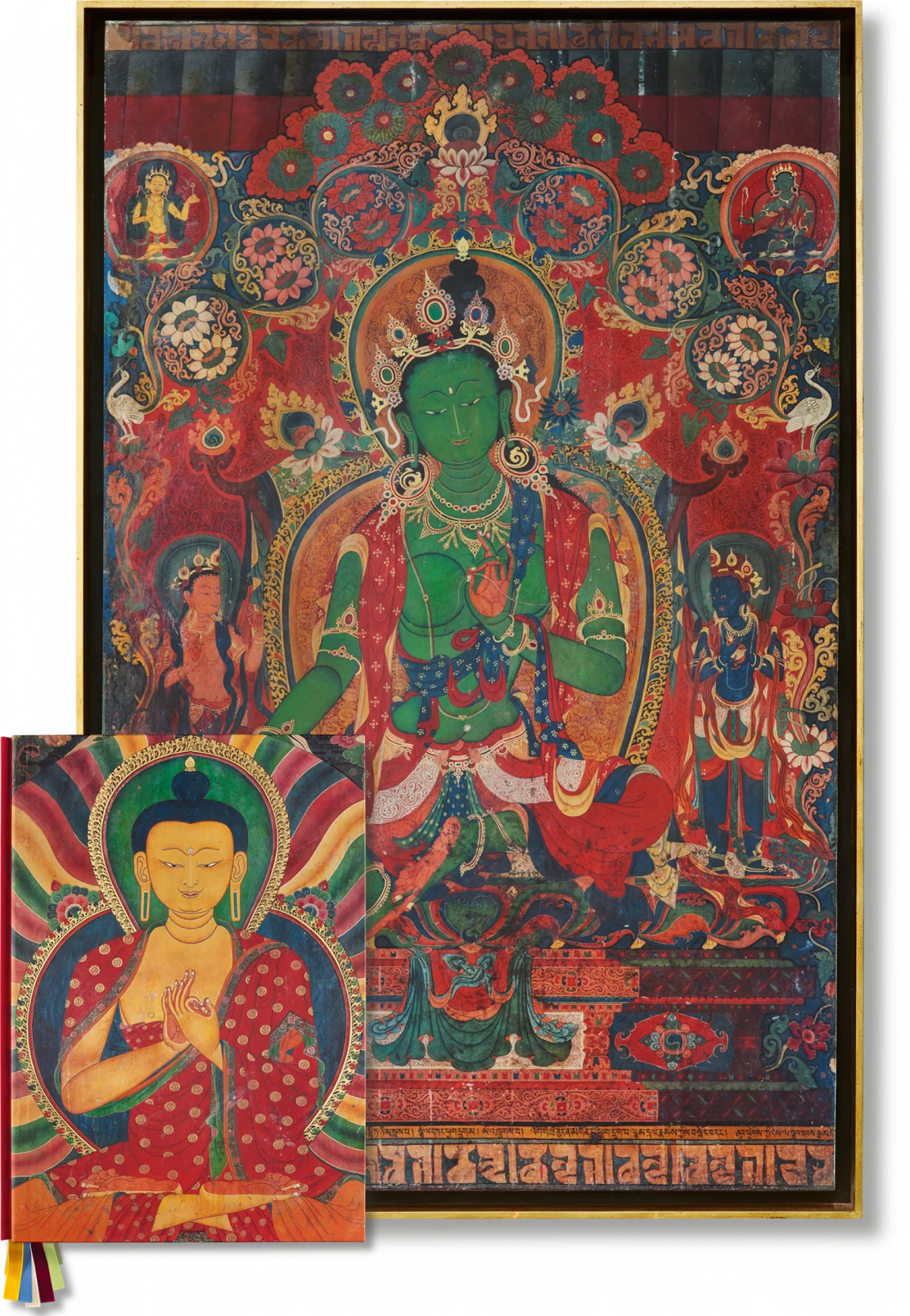 Thomas Laird. Murals of Tibet. Art Edition No. 41–80 ‘Green Tara, Gyantse Kumbum (ca. 1420)’