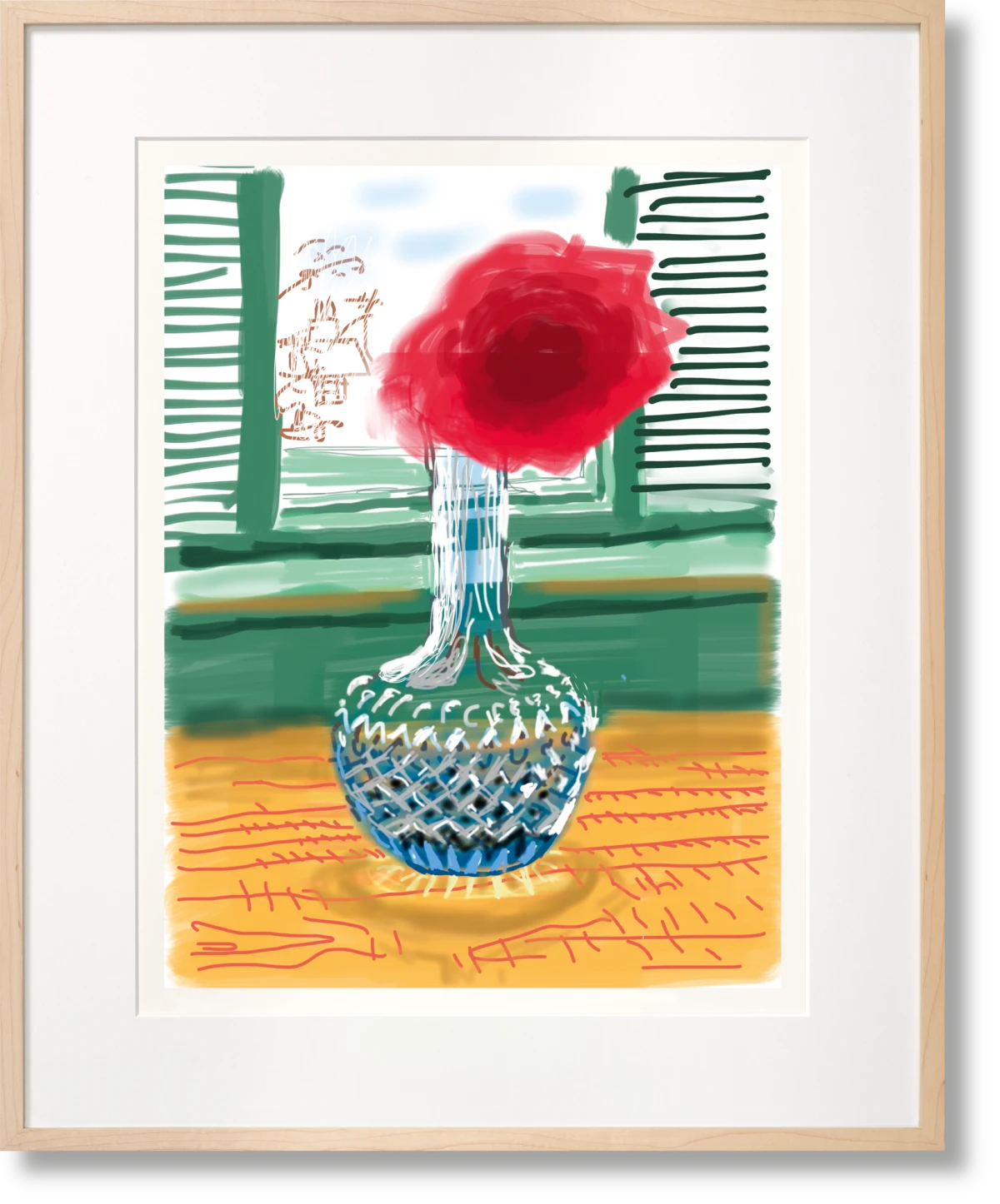 David Hockney. My Window. Art Edition (No. 251–500) ‘No. 281’. 23rd July 2010