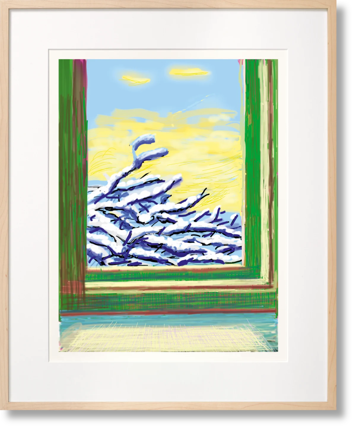 David Hockney. My Window. Art Edition (No. 501–750) ‘No. 610’. 23rd December 2010