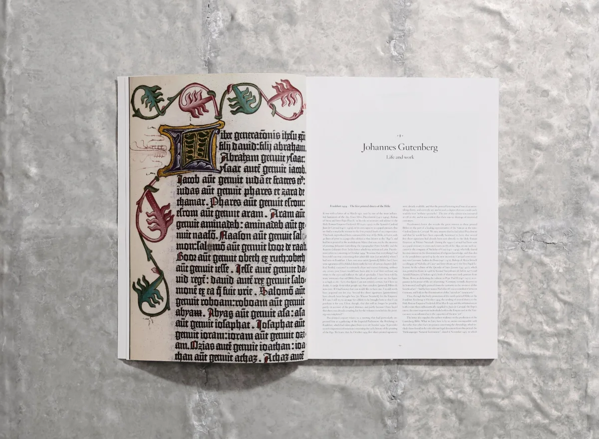 La Bible de Gutenberg de 1454