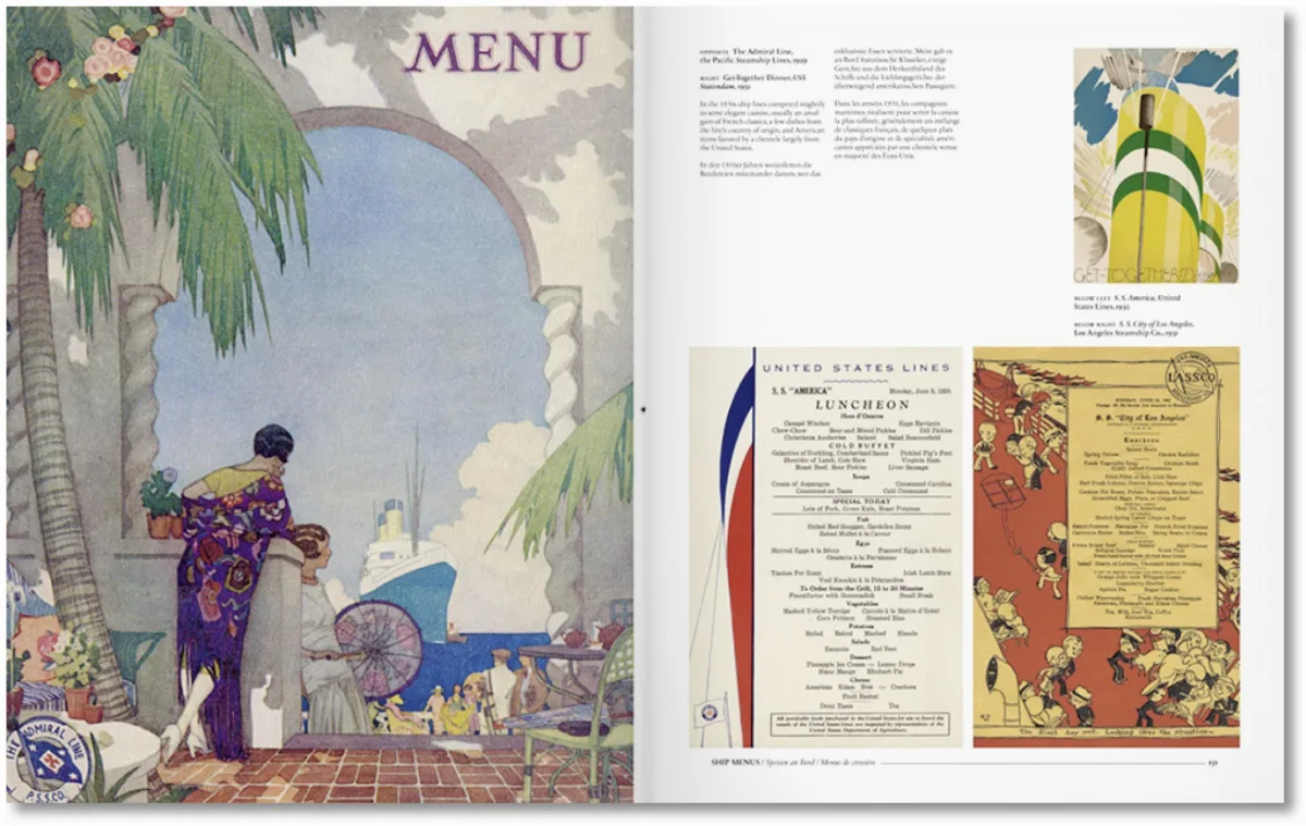 Menu Design in America. 1850–1985