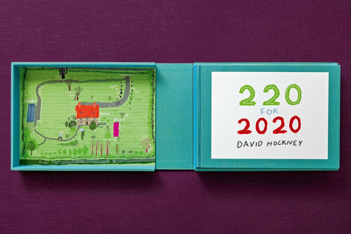 David Hockney. 220 for 2020. Art Edition No. 201–300 ‘Two Chairs and Rain on Window’