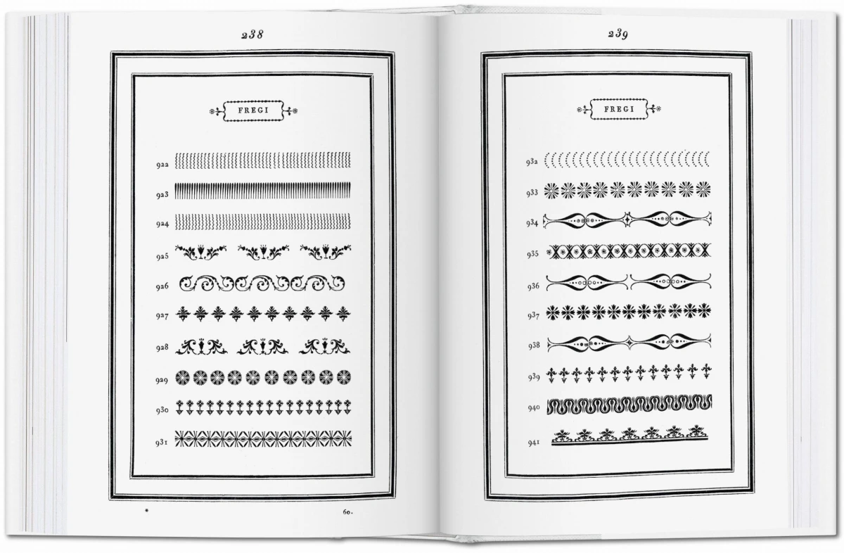 Giambattista Bodoni. Manuale Tipografico