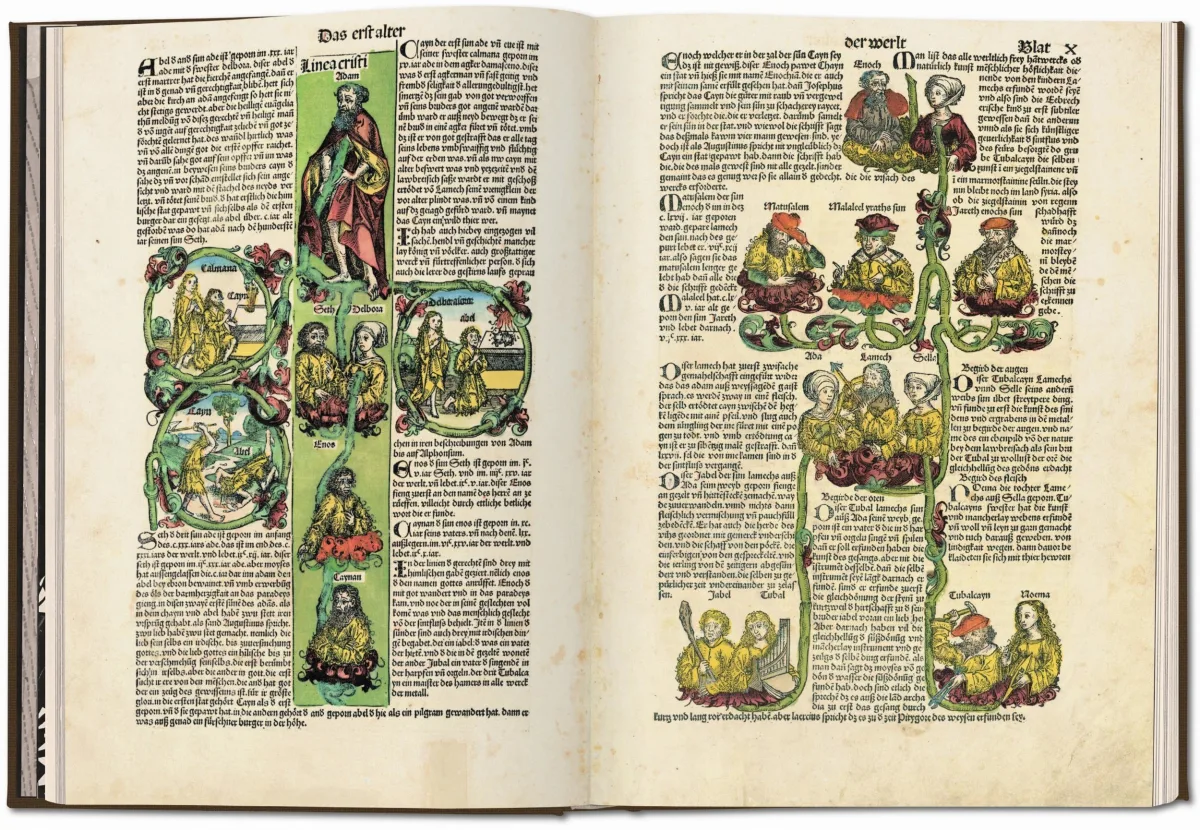 Schedel. Weltchronik - 1493. Kolorierte Gesamtausgabe