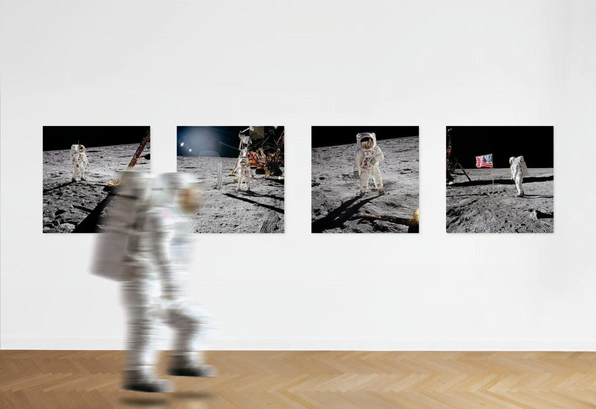 Buzz Aldrin. Apollo 11. ‘Flag on the Moon’