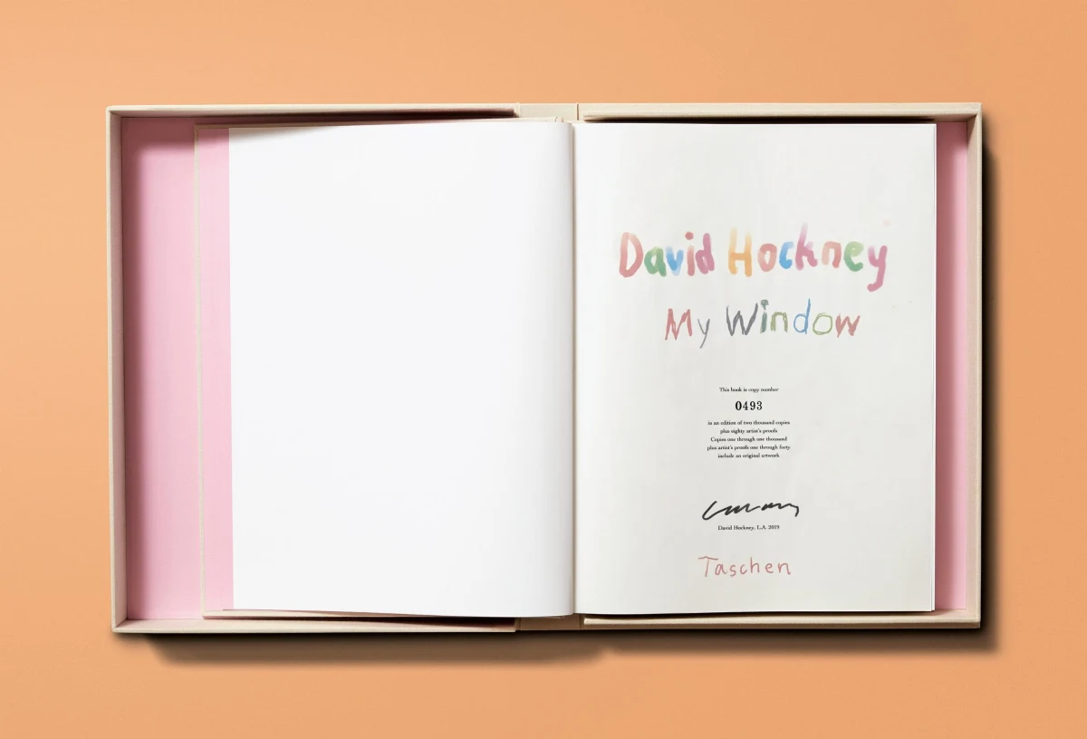 David Hockney. My Window, Art Edition No. 501–750 ‘23rd December 2010’