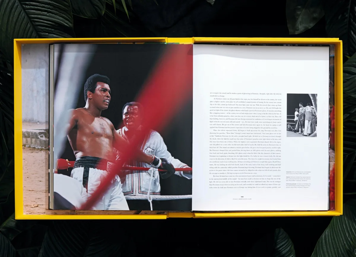Norman Mailer. N.Leifer. H.Bingham. The Fight. Art Edition No. 126–250, Neil Leifer ‘Ali vs Foreman – Foreman Being Counted Out’