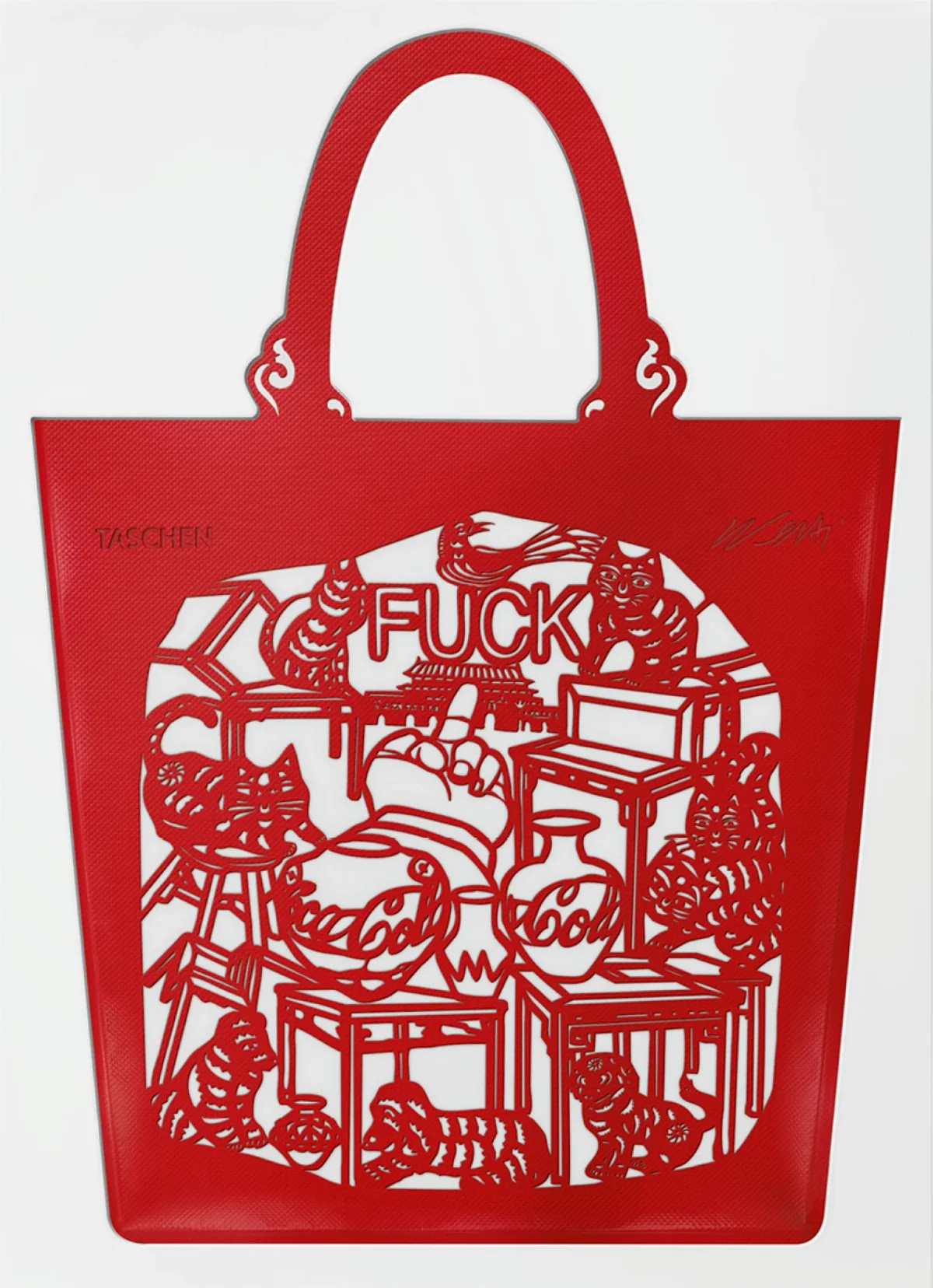 Ai Weiwei. The China Bag ‘Cats and Dogs’