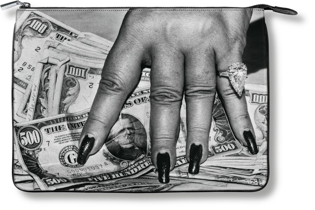 TASCHEN Pouch. Helmut Newton ‘Fat Hand and Dollars’