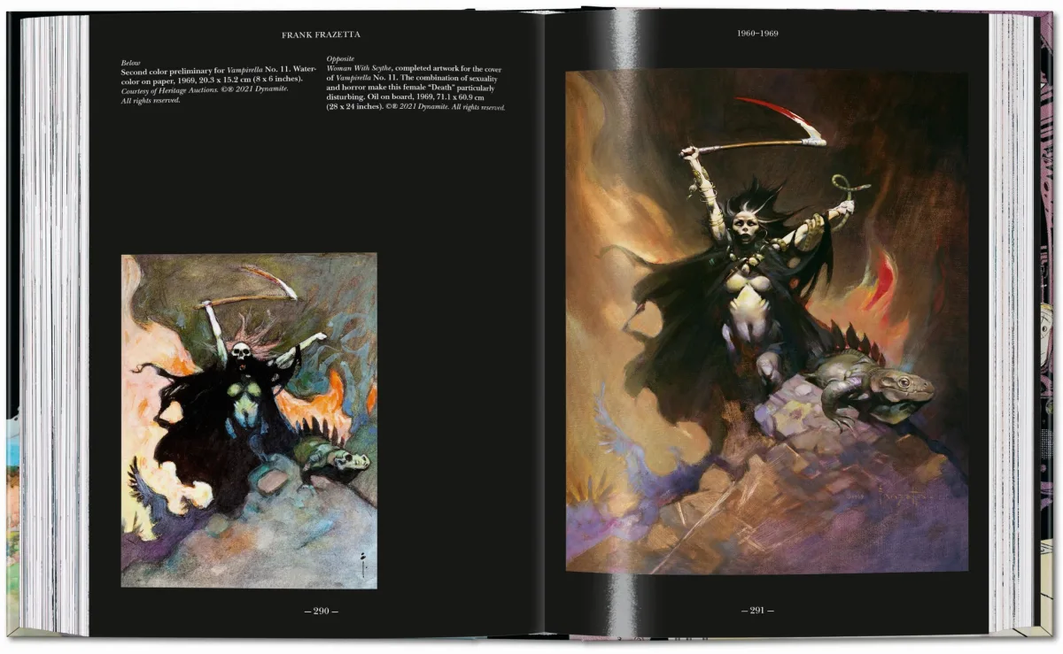 The Fantastic Worlds of Frank Frazetta. 40th Ed.