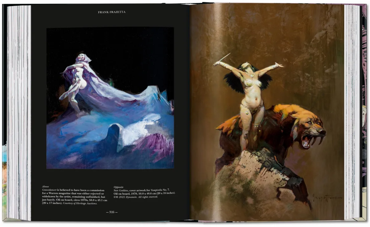 The Fantastic Worlds of Frank Frazetta. 40th Ed.