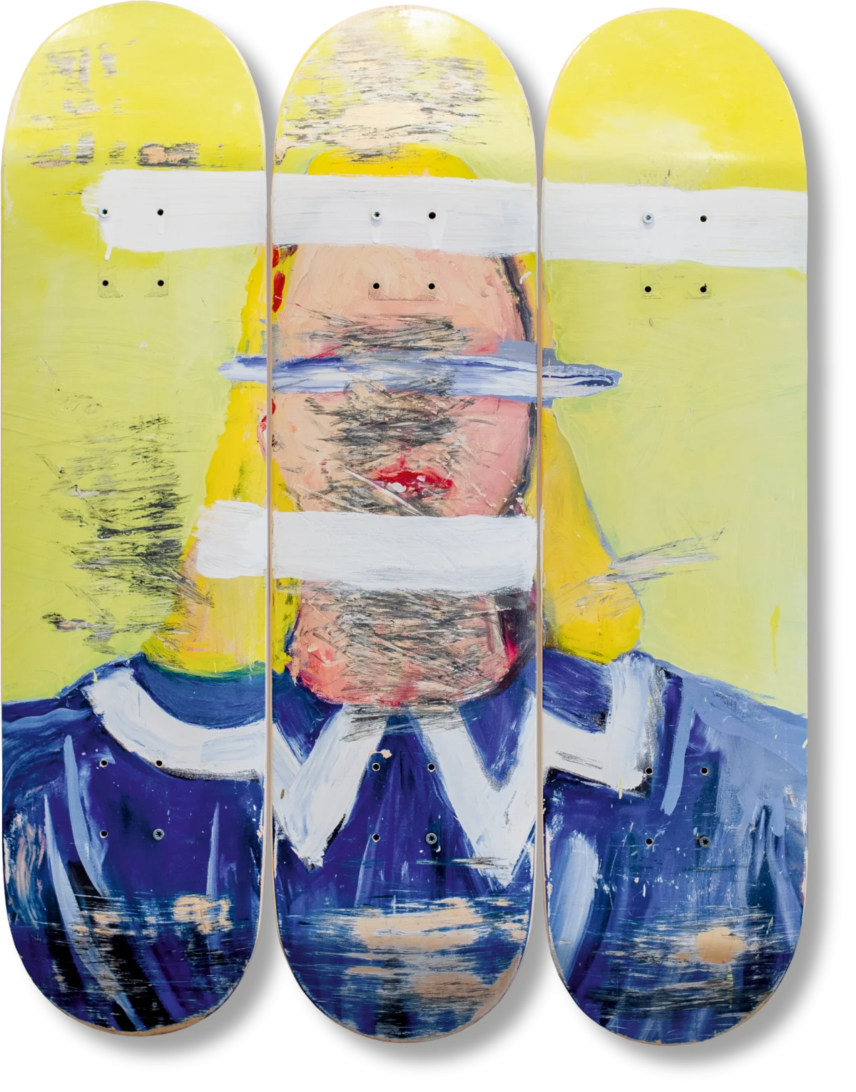 Julian Schnabel. Art Edition No. 1–75 ‘Blind Girl (Lemon Yellow)’, 2023