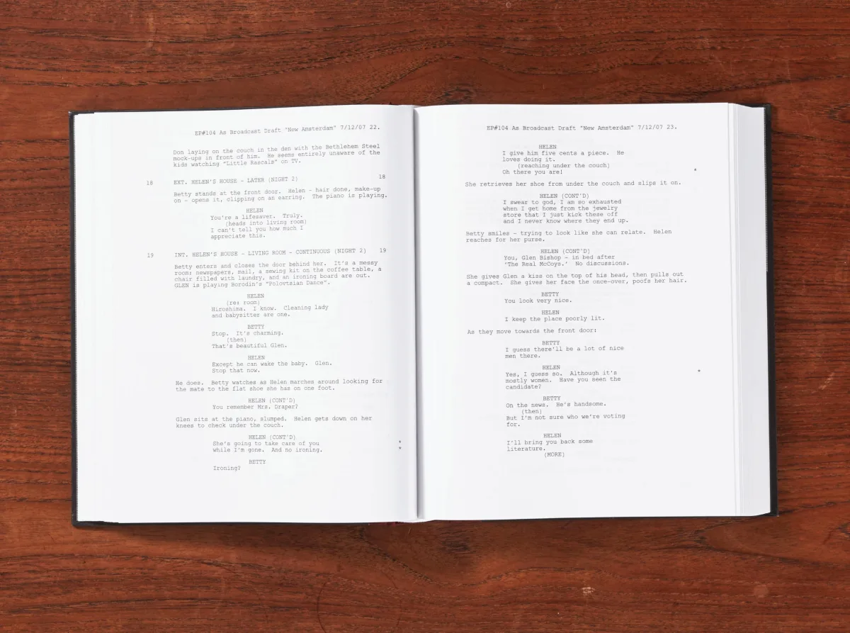 Matthew Weiner. Mad Men. 7 Vols. Script Edition  - Image 4 of 5