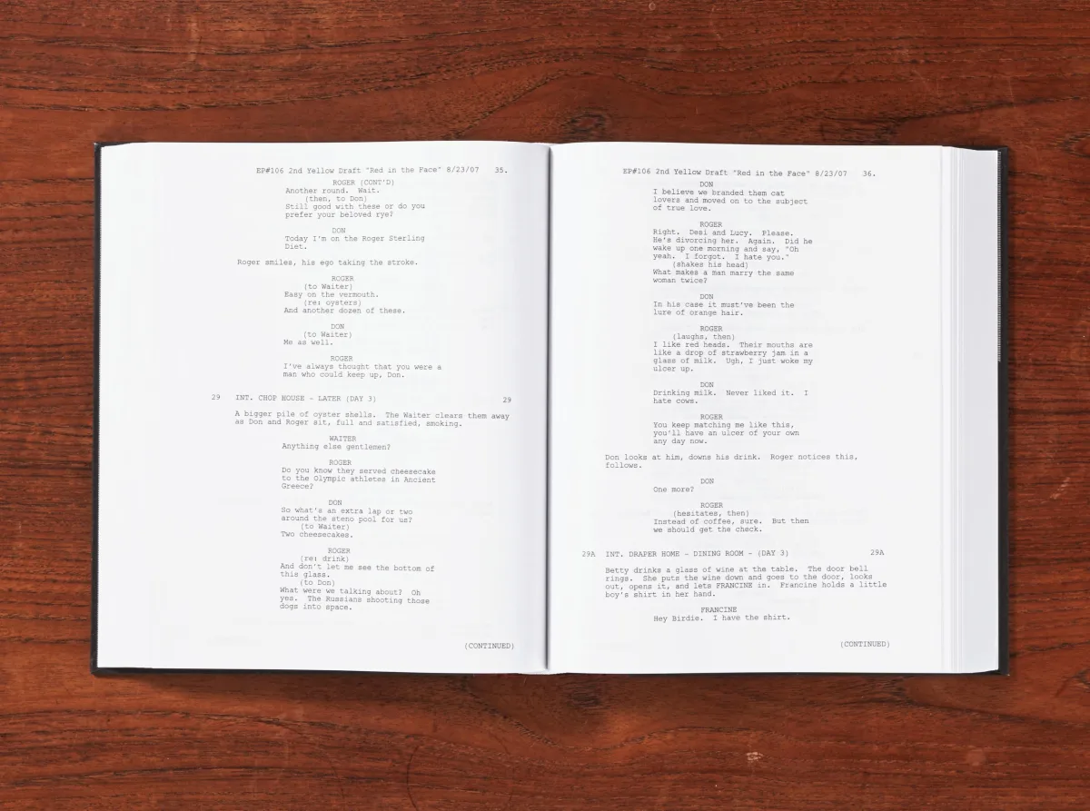 Matthew Weiner. Mad Men. 7 Vols. Script Edition  - Image 5 of 5