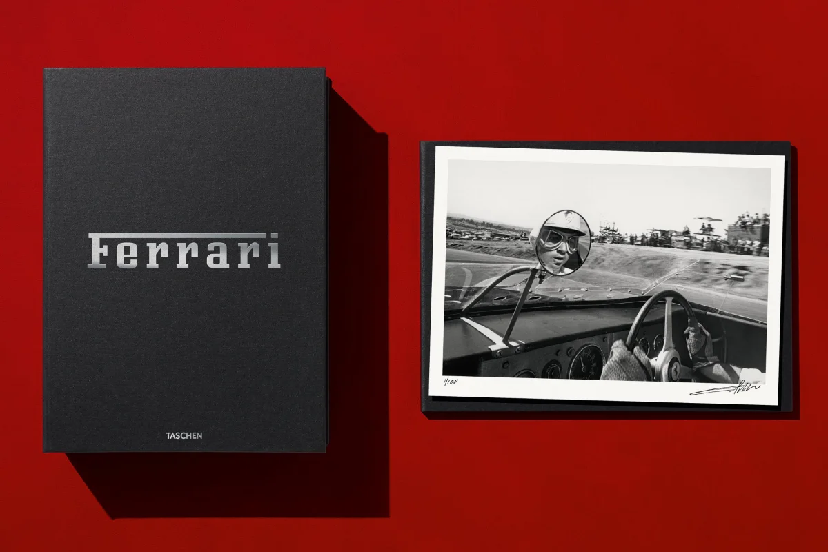 Ferrari. Art Edition No. 1–100, Lawrence Schiller ‘Ricardo Rodríguez Driving the Ferrari 246 SP, 1961’ - Image 1 of 33
