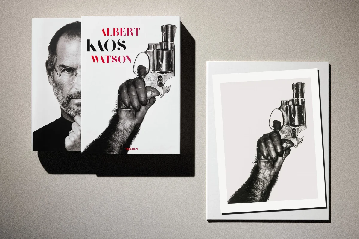 Albert Watson. Kaos. 2nd Edition. Art Edition No. 51–100, ' Monkey with Gun, New York City’, 1992 - Image 1 of 31