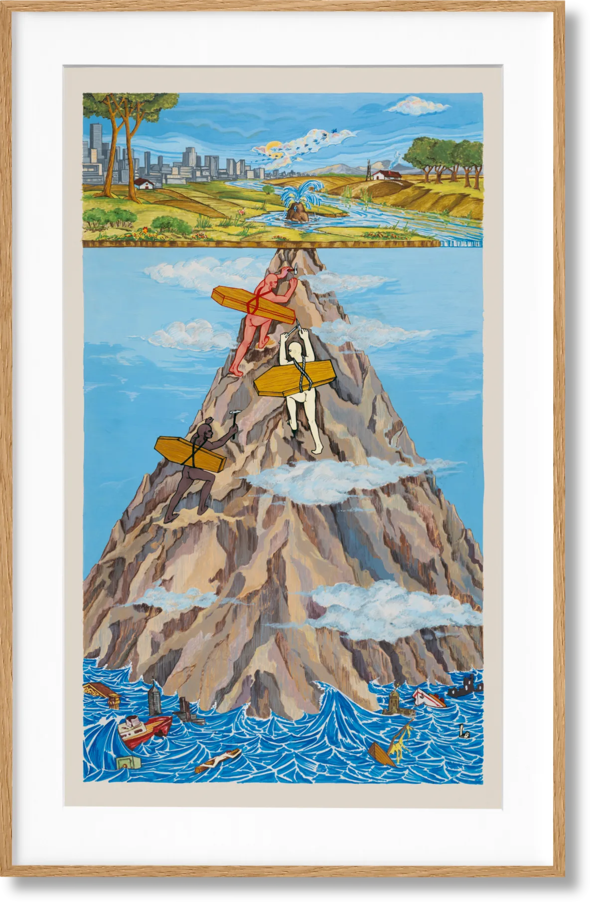 Alejandro Jodorowsky. Art Sin Fin. Art Edition No. 101–200, ‘El pueblo del alma (The village of the soul)’, 1972/2025 - Image 1 de 1