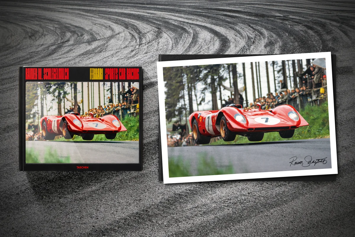 Rainer W. Schlegelmilch. Ferrari Sports Car Racing. Art Edition No. 1–100 ‘Nürburgring, 1969’ - Imagen 1 de 35