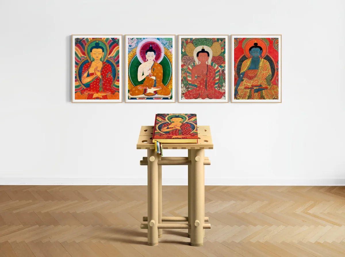 Murals of Tibet. BABY SUMO. Art Edition No. 81–160, ‘White Vairochana, Jonang Puntsoling’ (early 17th century) - Image 50 of 50