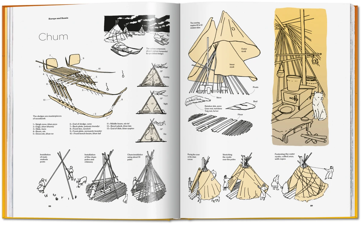 Jean Pistre. Tracing the Roots of Architecture. Traditional Buildings around the World - Image 6 of 20