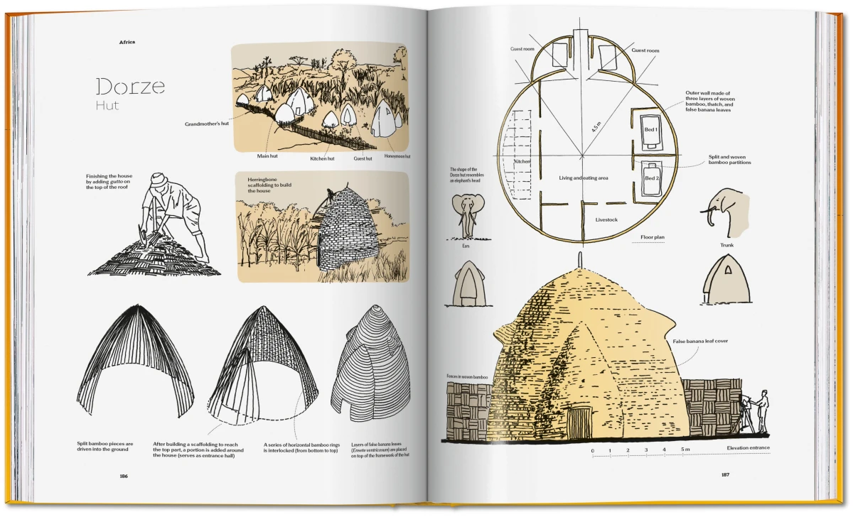 Jean Pistre. Tracing the Roots of Architecture. Traditional Buildings around the World - Image 12 of 20