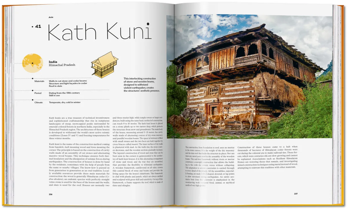 Jean Pistre. Tracing the Roots of Architecture. Traditional Buildings around the World - Image 15 of 20