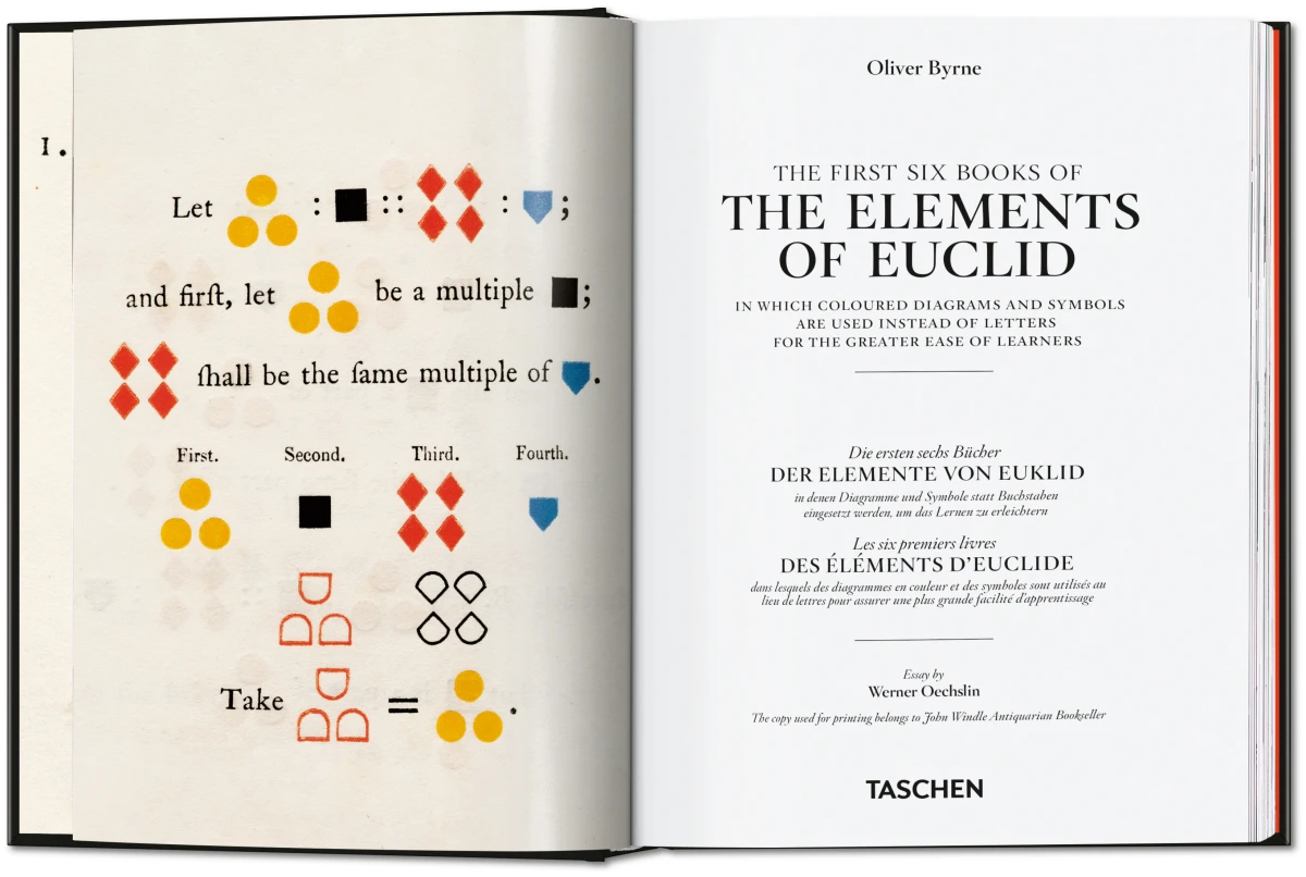 Oliver Byrne. The First Six Books of the Elements of Euclid. 45th Ed. - Image 2 of 13
