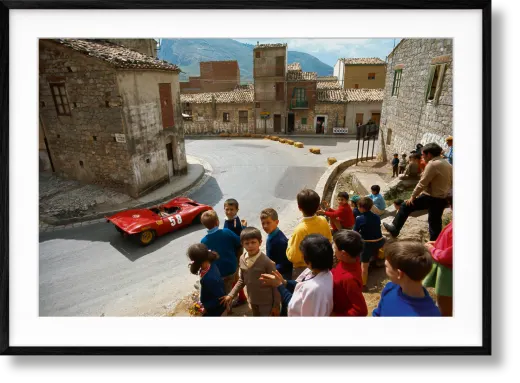 Ferrari. Art Edition No. 101–200, Rainer W. Schlegelmilch ‘The Ferrari Dino 206 S, Calascibetta-Lo Piccolo, Targa Florio, 1970’