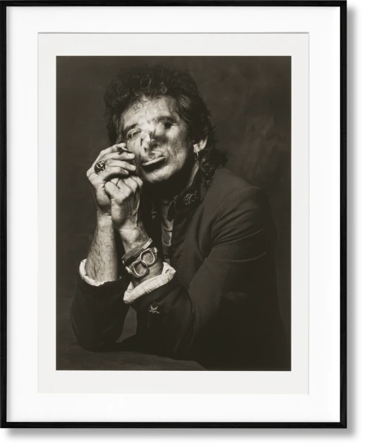Albert Watson. Kaos. 2nd Edition. Art Edition No. 151–200, 'Keith Richards, New York City', 1988