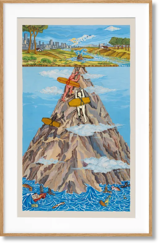 Alejandro Jodorowsky. Art Sin Fin. Art Edition No. 101–200, ‘El pueblo del alma (The village of the soul)’, 1972/2025