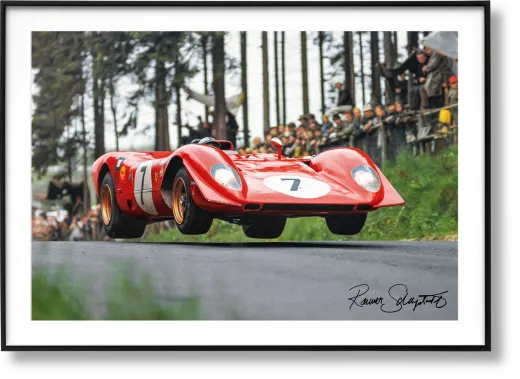 Rainer W. Schlegelmilch. Ferrari Sports Car Racing. Art Edition No. 1–100 ‘Nürburgring, 1969’