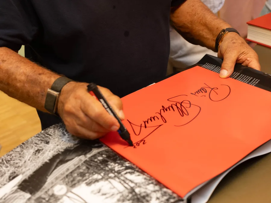 Rainer W. Schlegelmilch in Brussels - A book signing with the motorsport photographer