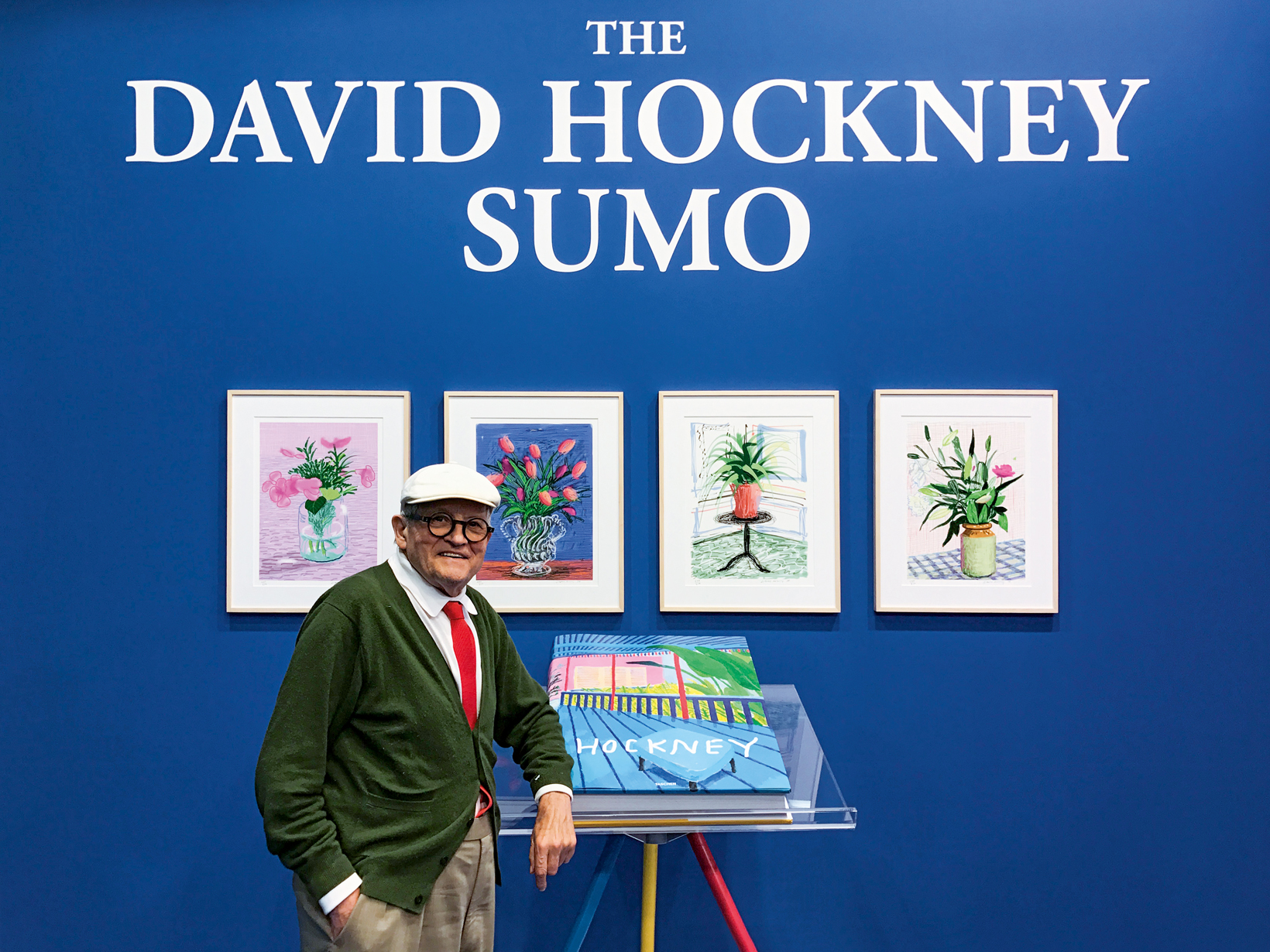 David Hockney at Frankfurt Book Fair - The artist presents A Bigger Book