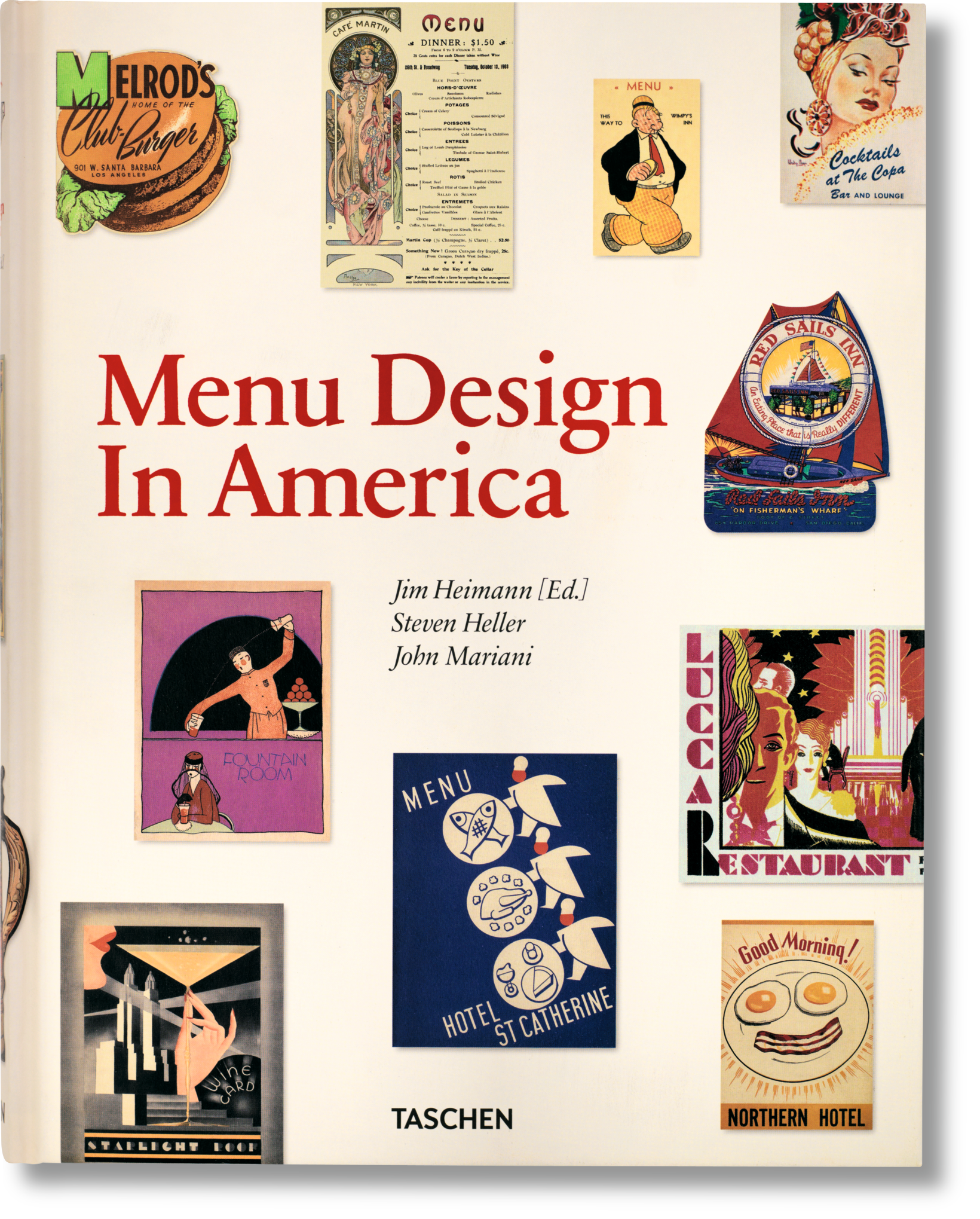 TASCHEN Books: Menu Design in America. 1850–1985