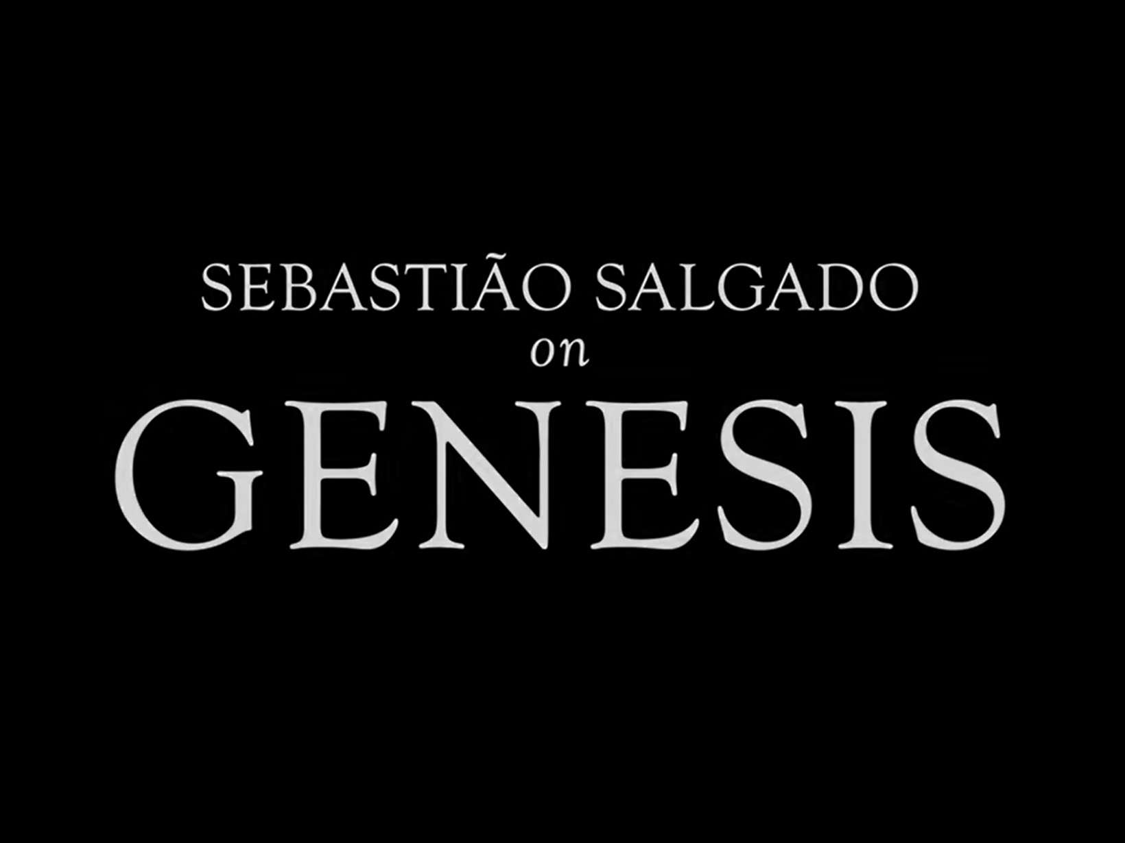 Sebastião Salgado. Genesis - Benedikt Taschen in conversation with the photographer